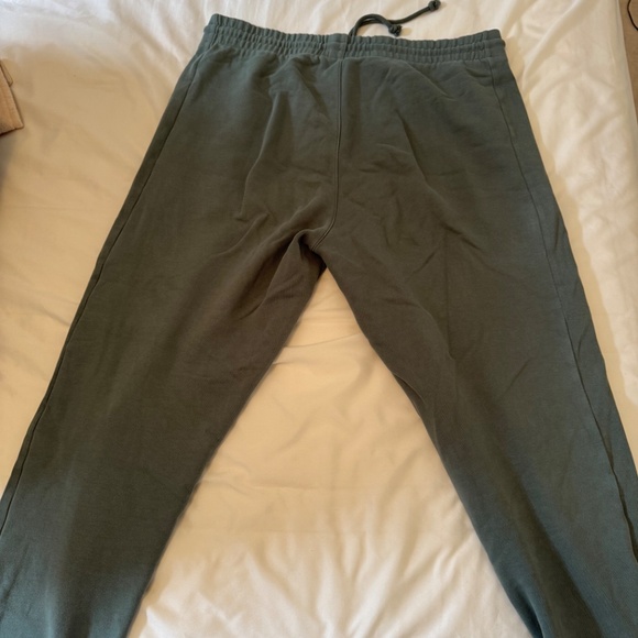 TNA Cozy Fleece Boyfriend Sweatpant in Green Tea - Picture 3 of 4